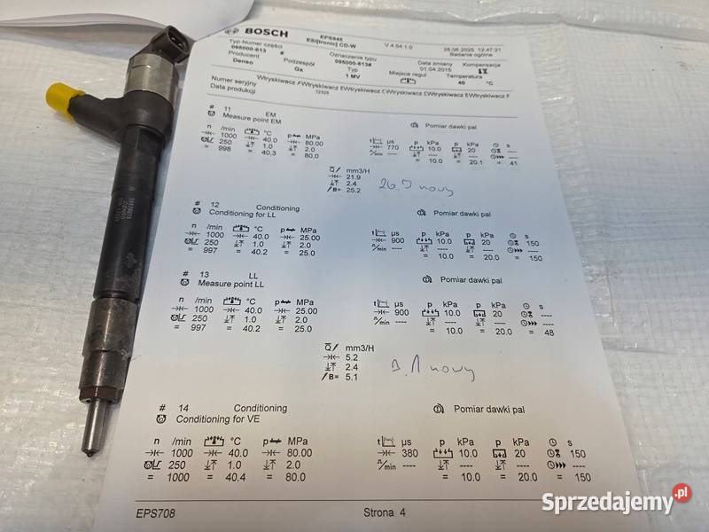 WTRYSK WTRYSKI WTRYSKIWACZE OPEL ASTRA K J osobowe