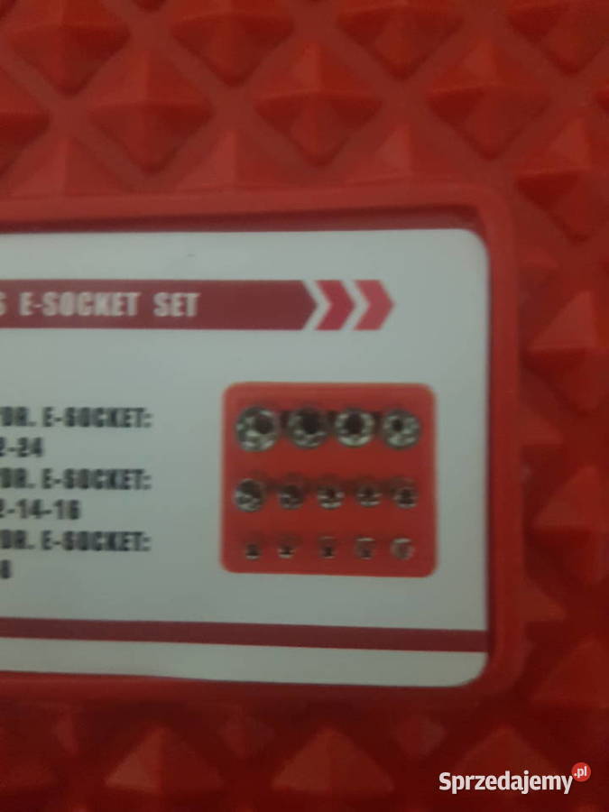 ZESTAW NASADEK TORX 14PCS E4E24 SZEROKI hazard Głogowa sprzedam