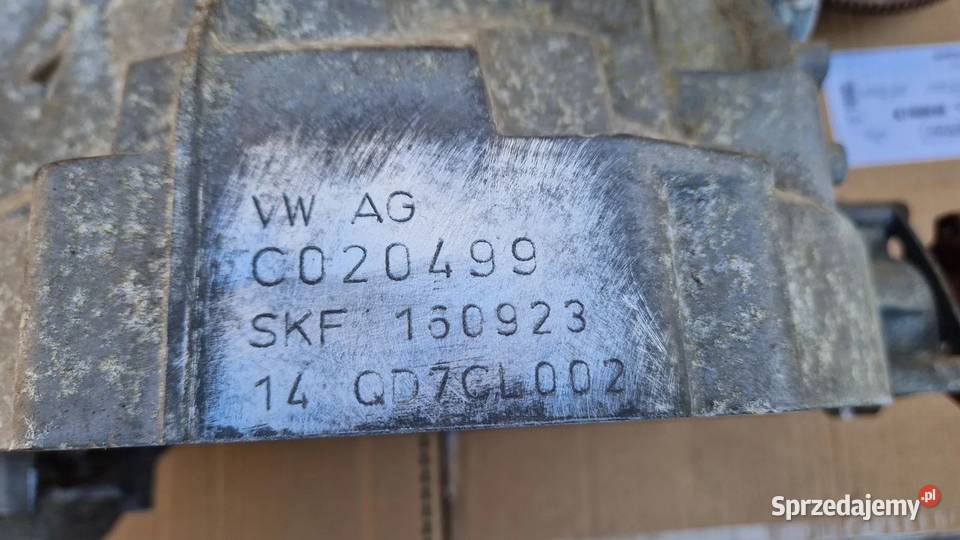 Audi A4 B9 quatro SKF CSW 30 TDI Skrzynia biegów osobowe Słowikowo