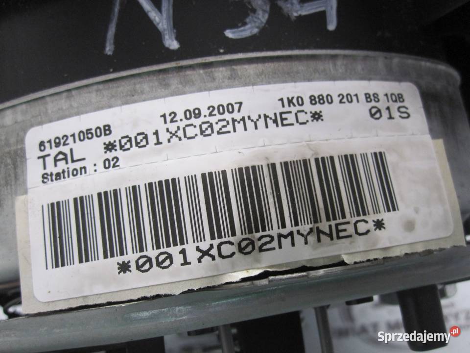 BMW E90 LIFT 08r AIRBAG poduszka kierowcy Kielce sprzedam