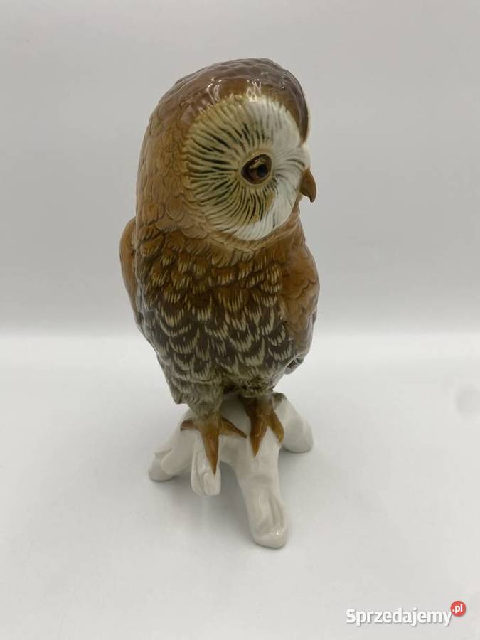 Porcelanowa figura Sowa Ens 24 Poznań