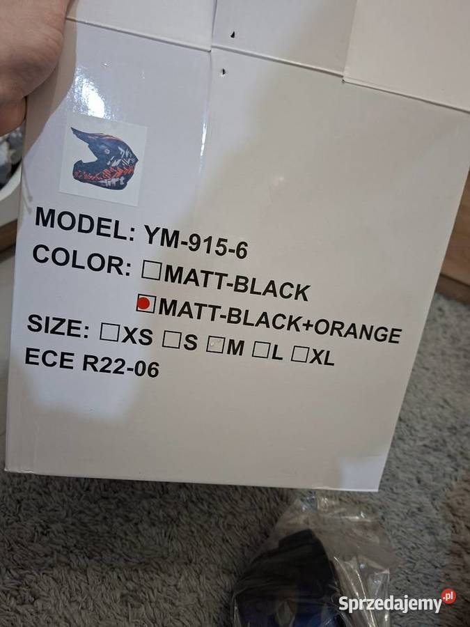 Kask cross Nysa sprzedam