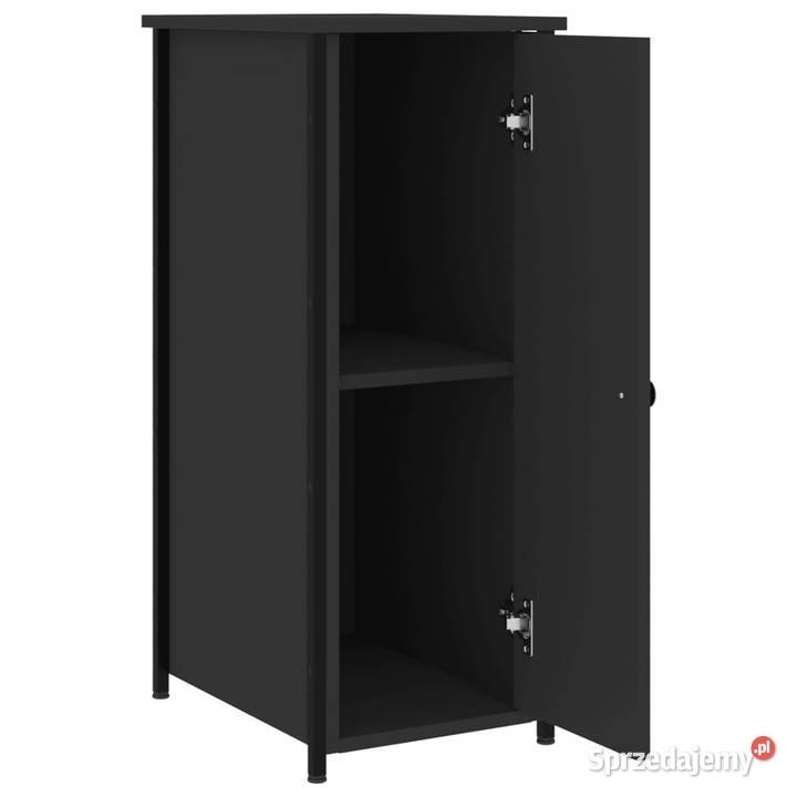Szafki nocne 2 czarne 32x42x80 WM825964