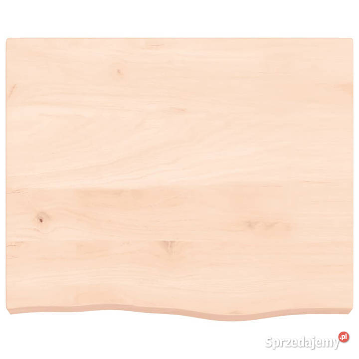 Półka 60x50x26 surowe lite drewno dębowe