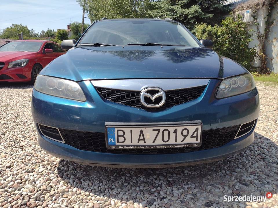 Mazda 6 Lift 20 Benzyna 2006 Klima manualna Białystok