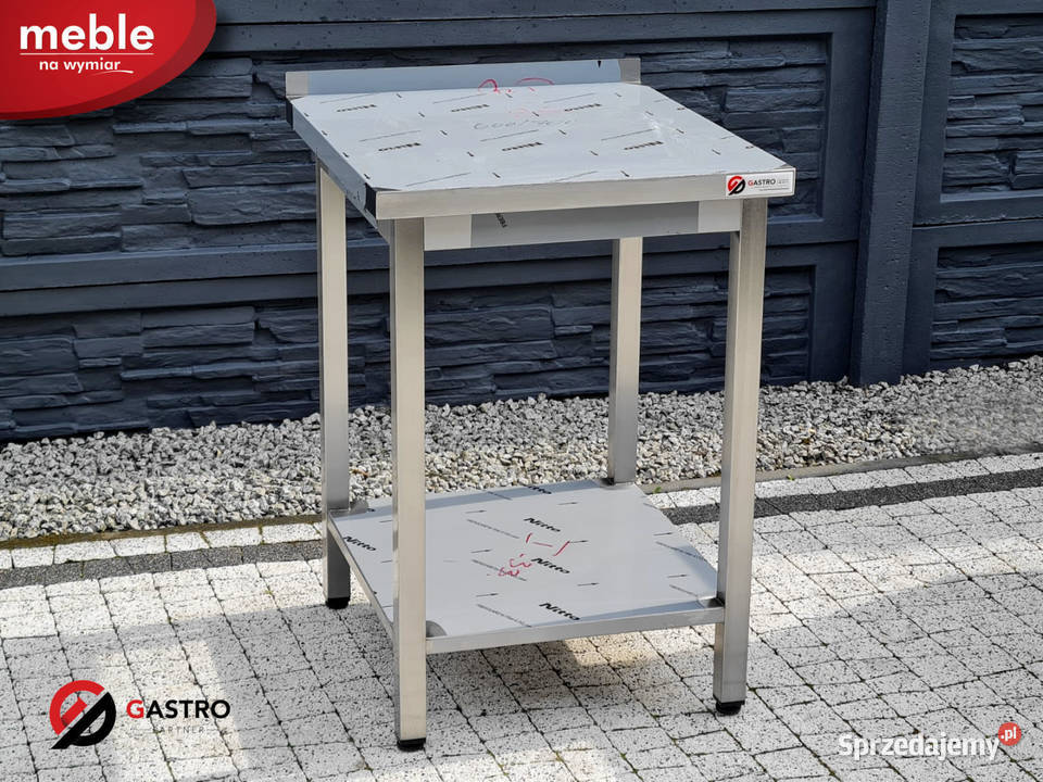 Stół gastronomiczny z półką wym 600x700x850 wielkopolskie Ostrów Wielkopolski sprzedam