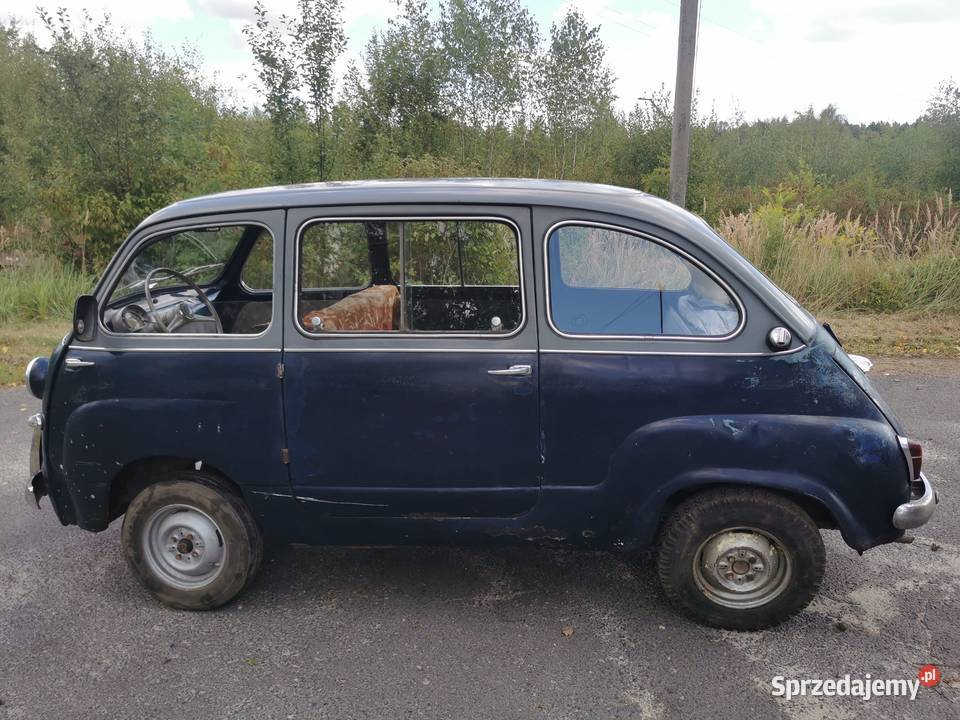 Fiat 600 Multipla 1957r do renowacji kompletność Łazy