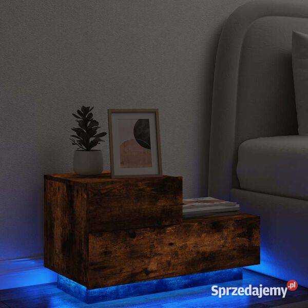 vidaXL Szafka nocna z oświetleniem LED Warszawa