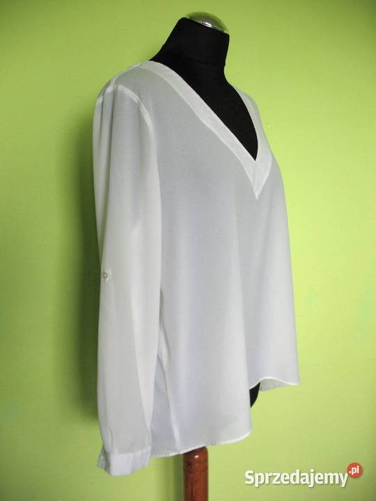 Bluzka oversize 46 3XL biust 118 asymetryczna Bluzki i koszule Siedlce sprzedam