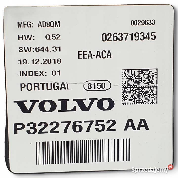 LICZNIK ZEGARY Volvo XC90 II benzyna P32276752AA Chełm