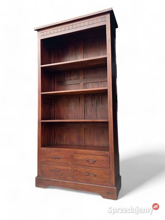 Kolonialna Biblioteka z 4 szufladami Suchorzew