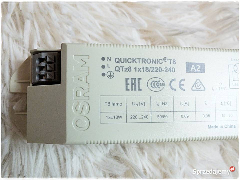 Osram Statecznik elektroniczny T8 1x18W do Żary sprzedam
