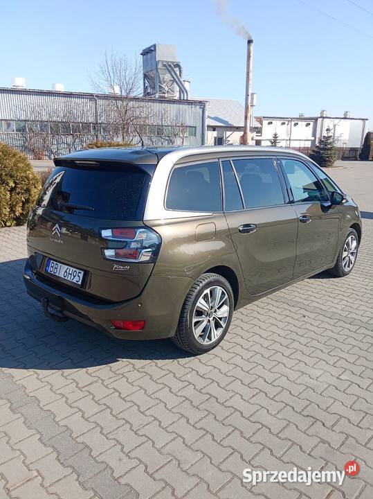 Citroen C4 Grand Picasso 2 AUTOMAT 20 hdi welurowa tapicerka Bielsk Podlaski