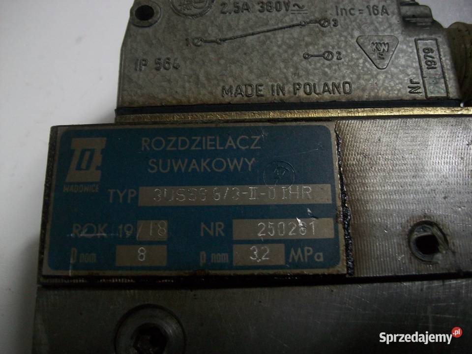 Rozdzielacz suwakowy 3USSS83II0IHR Olkusz