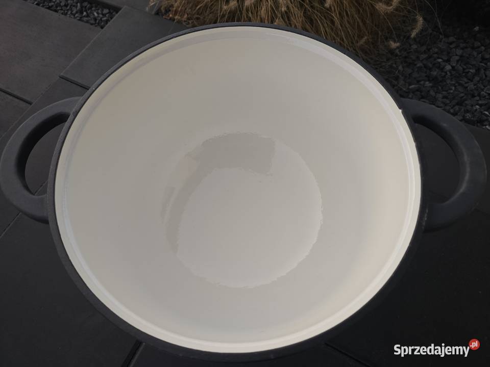 Kociołek żeliwny 12 litrów emaliowany Piaseczno