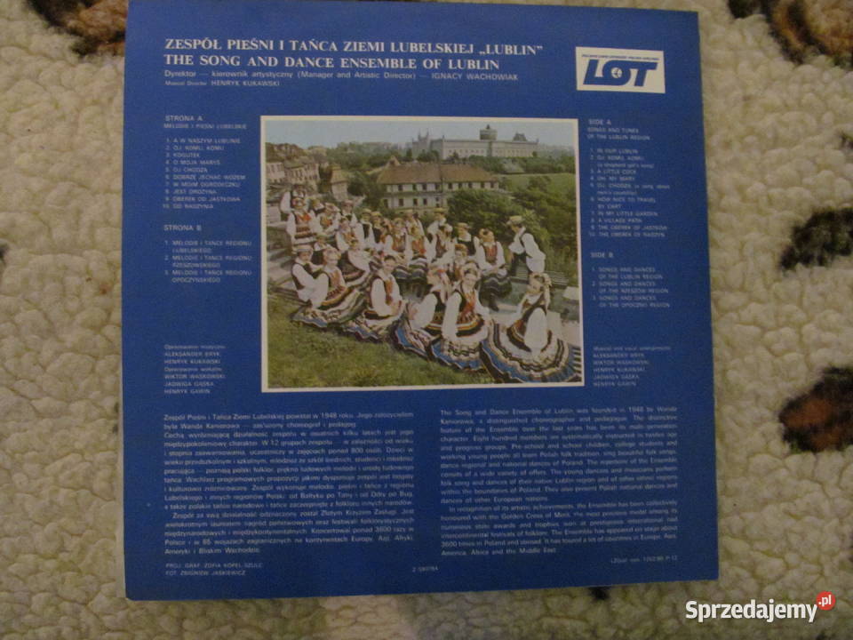Zespół pieśni i tańca ziemi lubelskiej płyta Lublin
