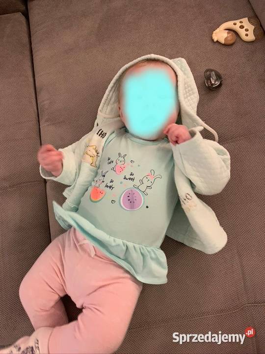 Bluza z kapturem 62 dziewczynki i chłopca Katowice sprzedam