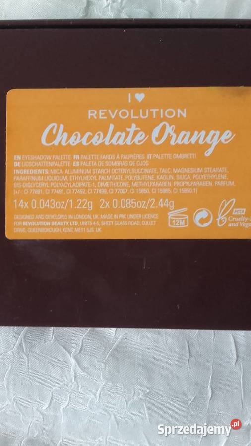 SŁONECZNA CZEKOLADOWA PALETA CIENI DO POWIEK Piła