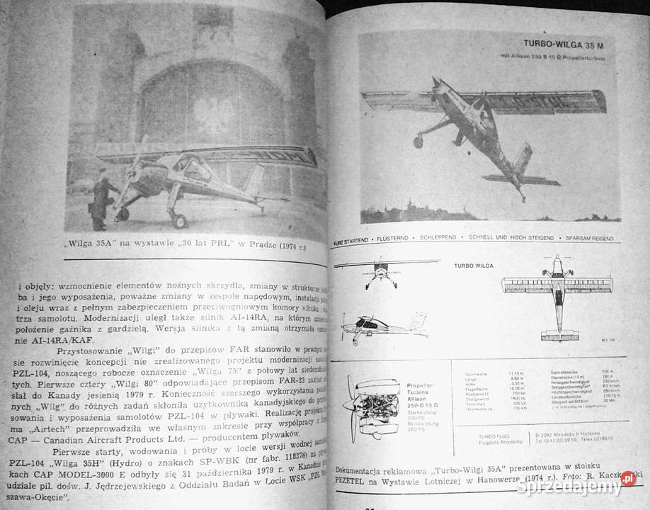 Samolot PZL104 Wilga Ryszard Kaczkowski Chełm