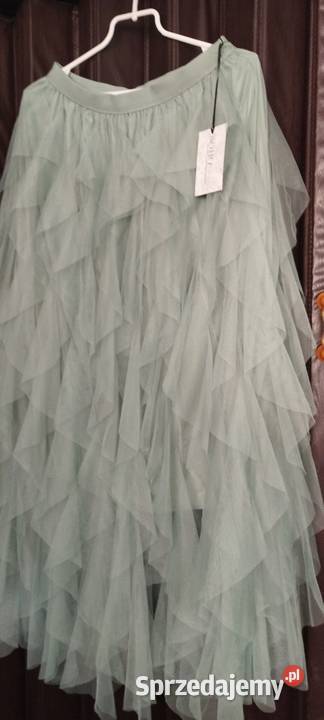 Spódnica długa letnia z USA w falbany nowa Rozmiar 40(L) Spódnice i sukienki Wrocław sprzedam