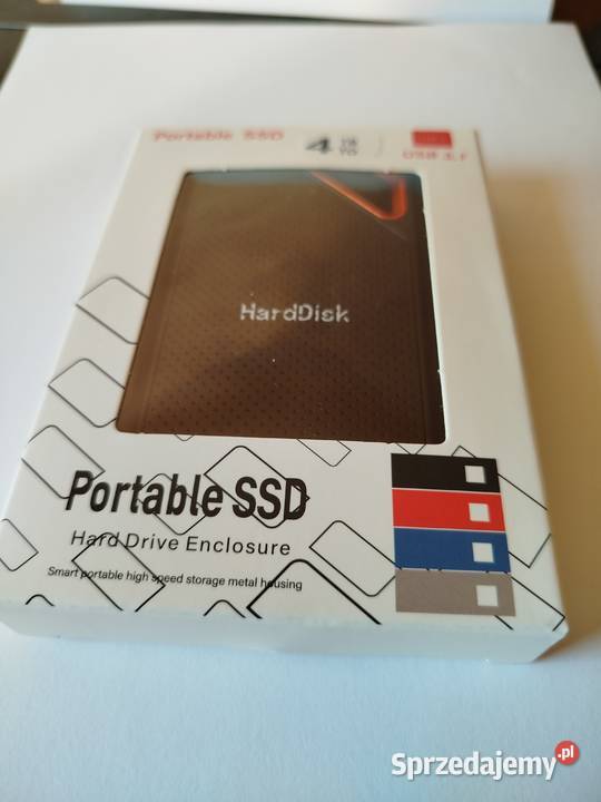 Dysk twardy zewnętrzny SSD 4TB HardDisk Portable Komputery i Akcesoria Gdańsk