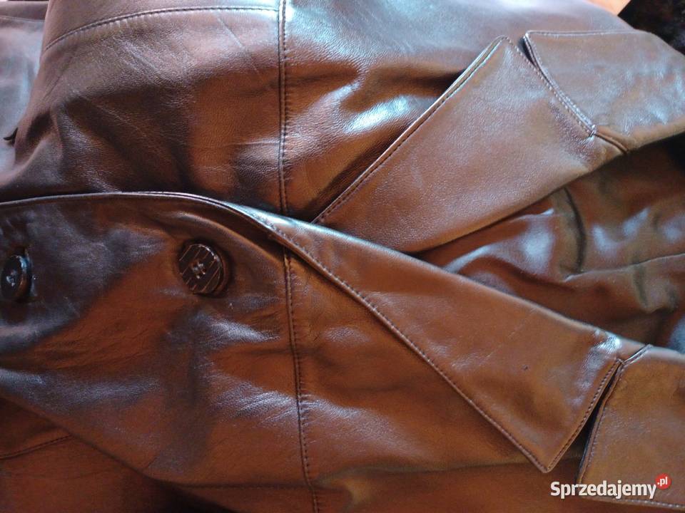 Kurtka męska skórzana L łódzkie Łódź