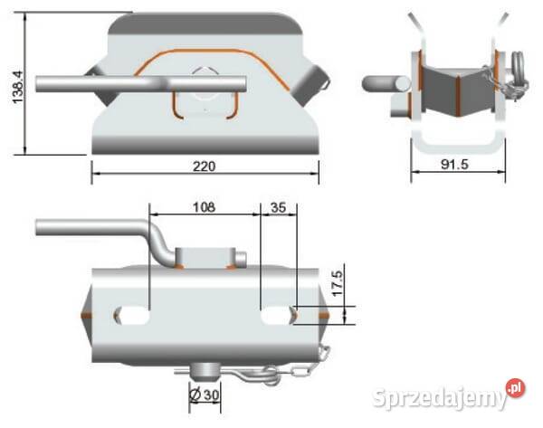 Zaczep SBR80 750000KR