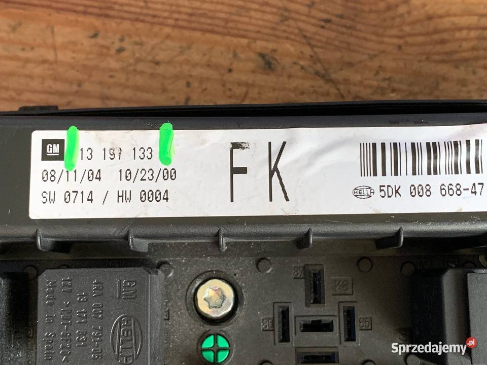 Skrzynka BSI Opel Astra H13191133 Margonin