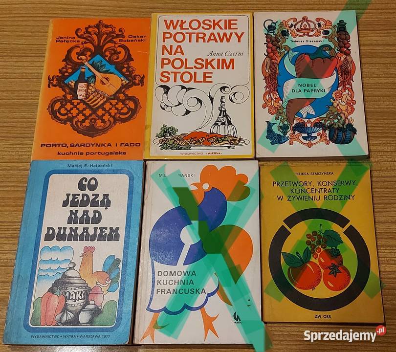 Książki kucharskie warmińsko-mazurskie Ostróda