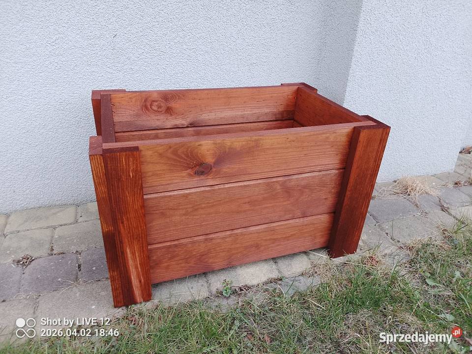 Donica ogrodowa drewniana 60x38