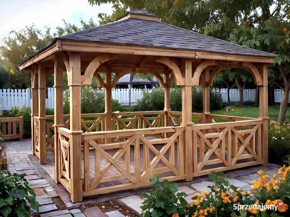 ALTANA 18 4x4 DREWNIANA KWADRAT OGRODOWA ALTANKA