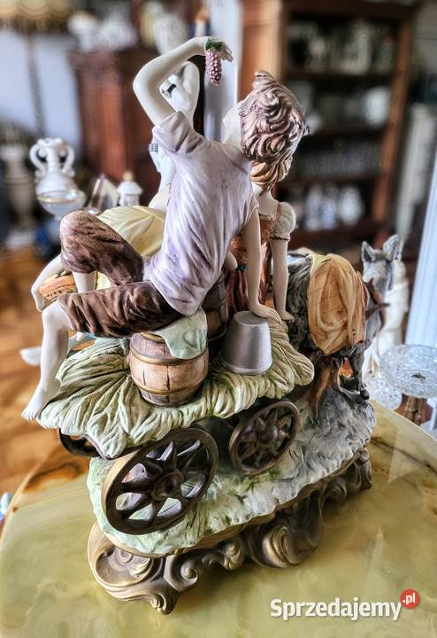 Duża Porcelanowa Włoska Figurka waga 85 Kalisz