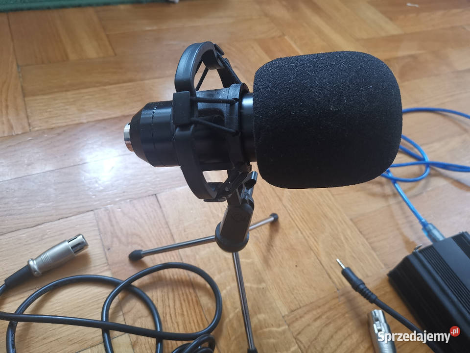 MIKROFON POJEMNOŚCIOWY ze wzmacniaczem ZESTAW Tarnów sprzedam