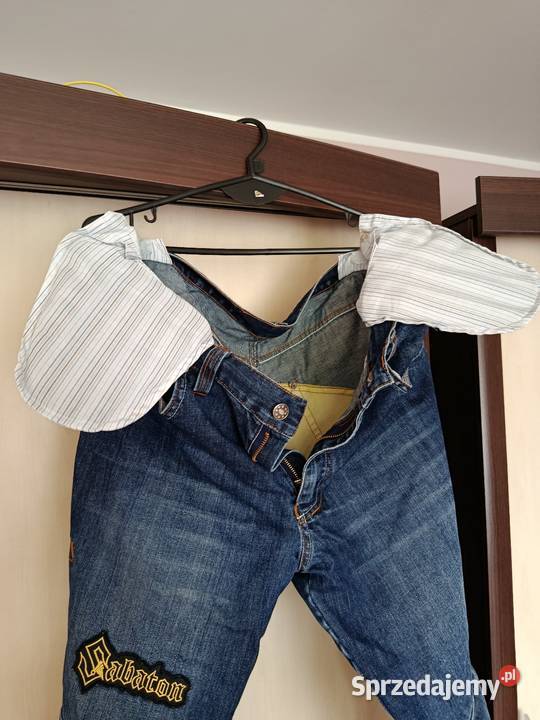 Spodnie jeansowe motocyklowe freestar rozmiar M Zator sprzedam