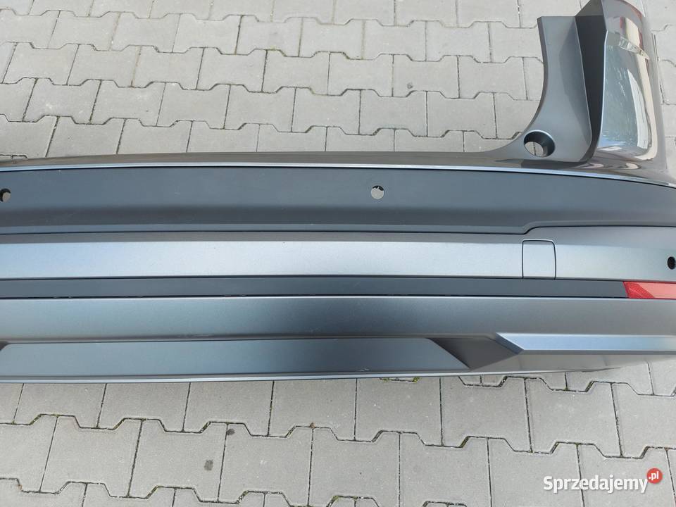 Skoda Enyaq 5LA iV60 ZDERZAK TYŁ KOMPLETNY SZARY