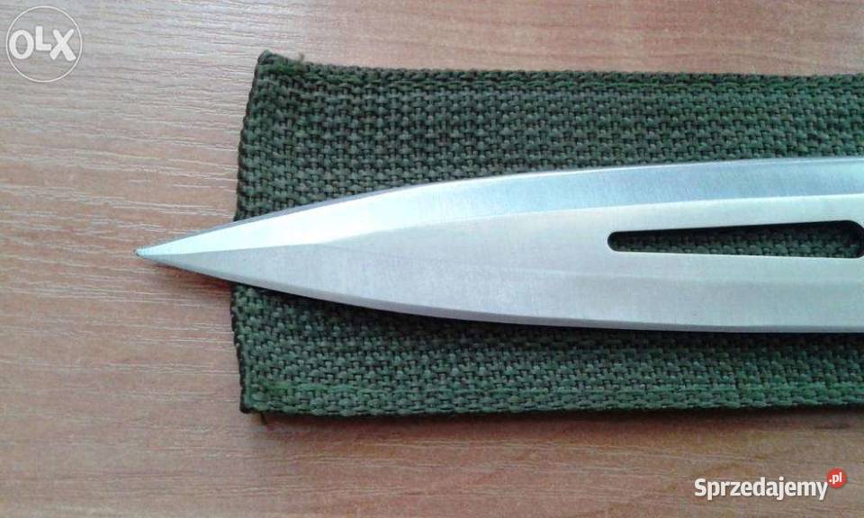 Nóż Survivalowy Myśliwski Kabura Pokrowiec Stal Sosnowiec