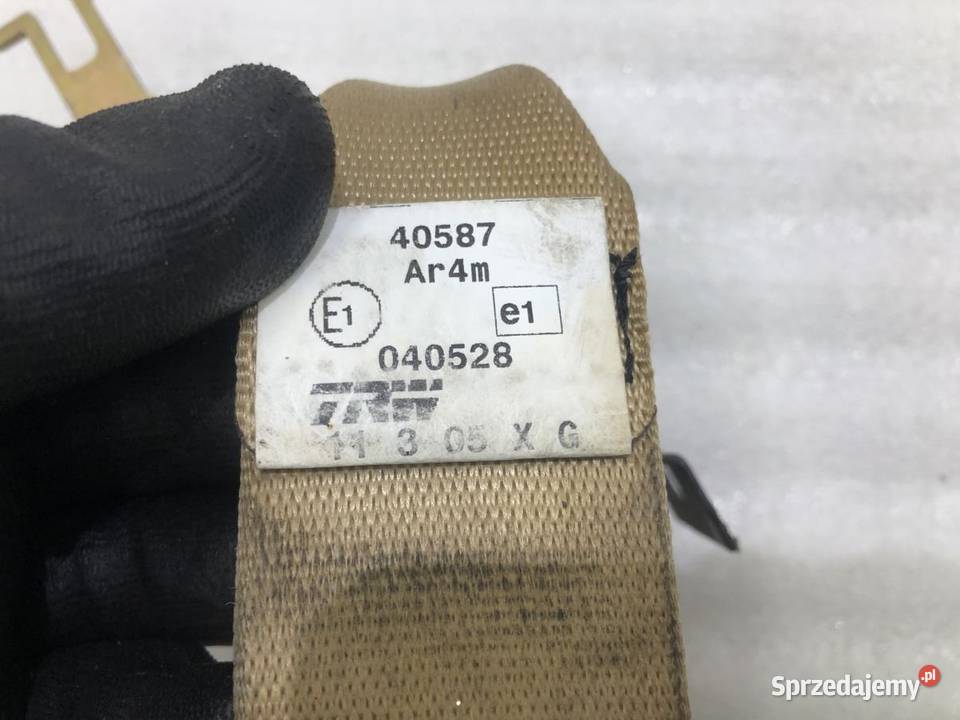 PAS BEZPIECZEŃSTWA PRAWY TYŁ BMW E60 wielkopolskie