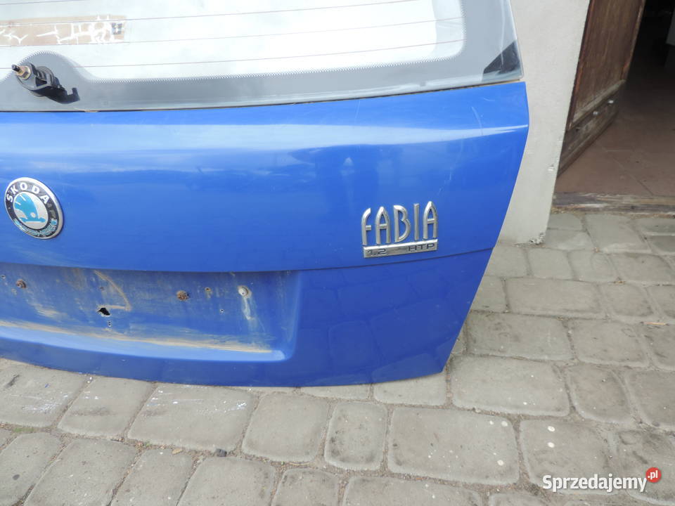 KLAPA TYŁ SKODA FABIA I HB 5D KOLOR 4590 Rok produkcji 2003