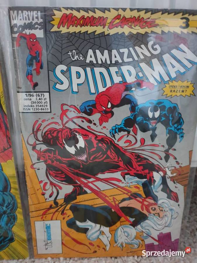 The Amazing SpiderMan Maximum Carnage 7 komiksów Gdynia sprzedam