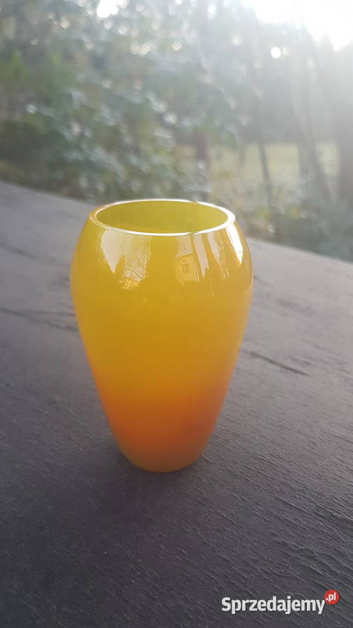 Mały szklany wazon Porcelana i szkło Myszków