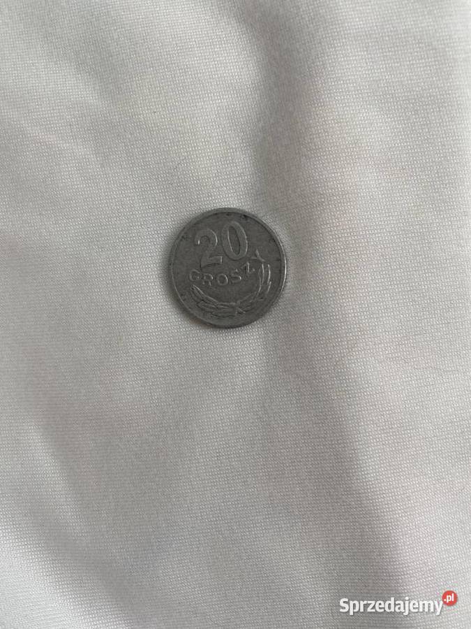 Moneta 20 groszy z 1969 roku Strzyżewice