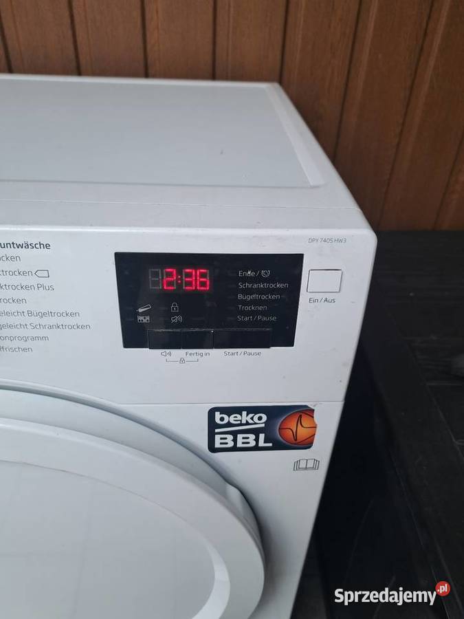 Suszarka bębnowa do ubrań i bielizny