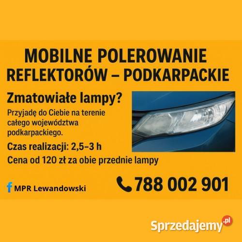 Polerowanie reflektorów Regeneracja podkarpackie Rzeszów