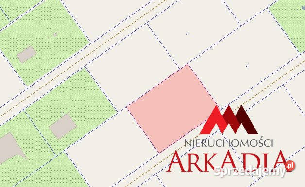 Działkę sprzedam Nowiny 700m2 szambo