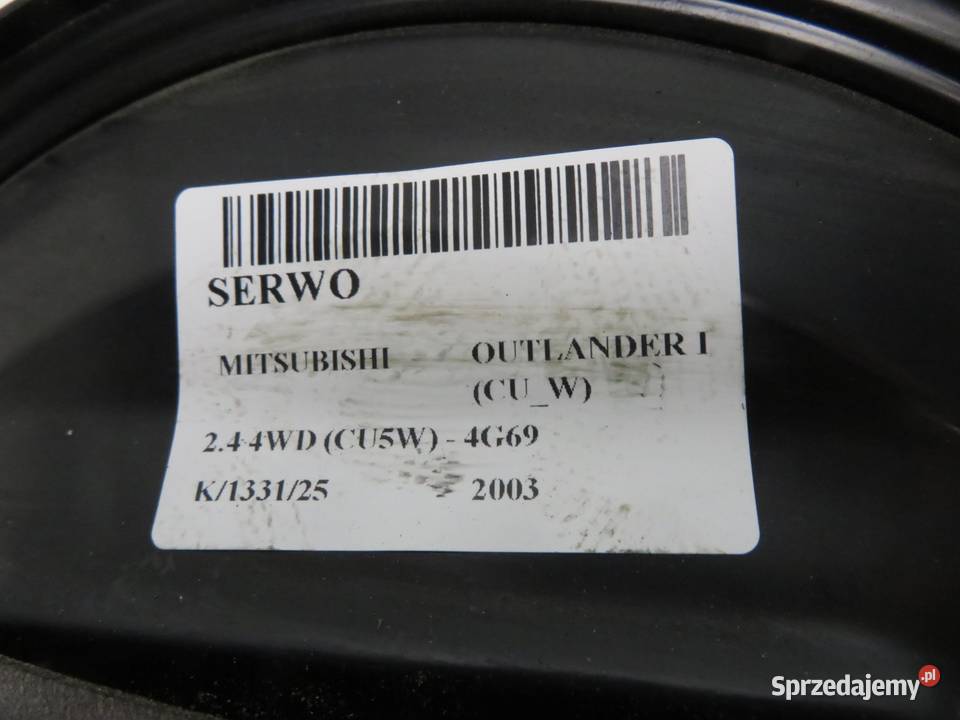 SERWO MITSUBISHI OUTLANDER I 24 4WD MB858850 małopolskie