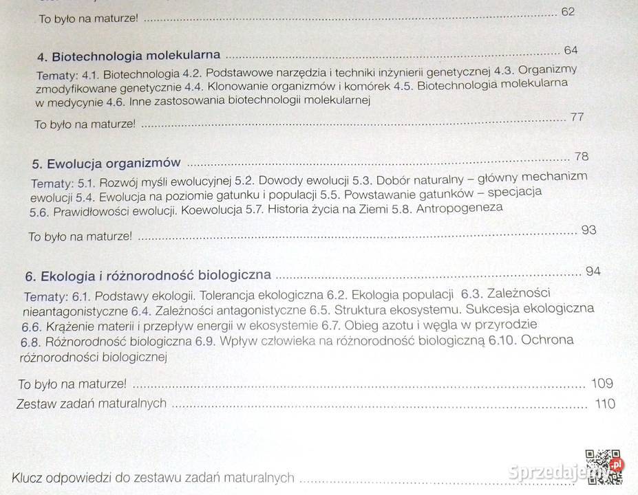 Biologia na czasie 4 Maturalne karty pracy B Chełm