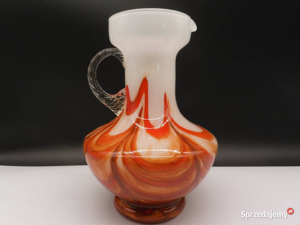 Włoski wazondzban Opaline Florence Vintage lata Porcelana i szkło Raszków