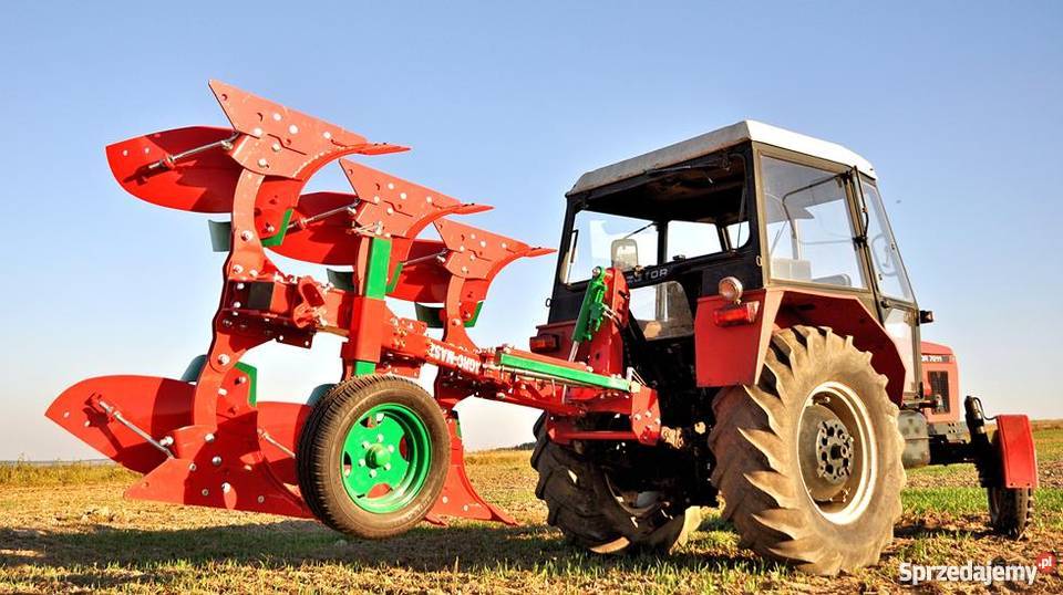 Pług pługi obrotowy obracalny mały AgroMasz Rolnictwo Rogóźno