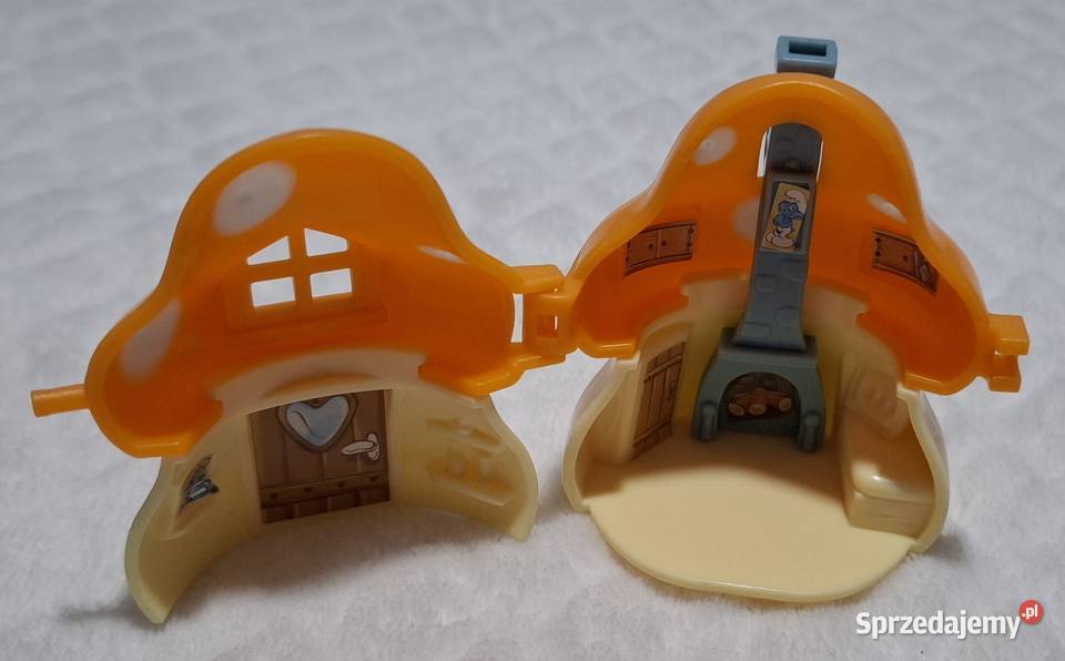 Domek Smerfów grzybek smerfny muchomorek Kinder Czeladź sprzedam