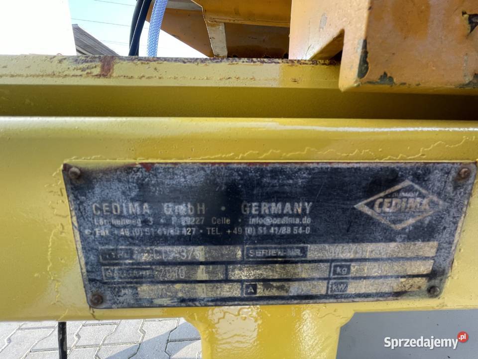 Piła przecinarka stolikowa Cedima CTS 370 do Ślesin